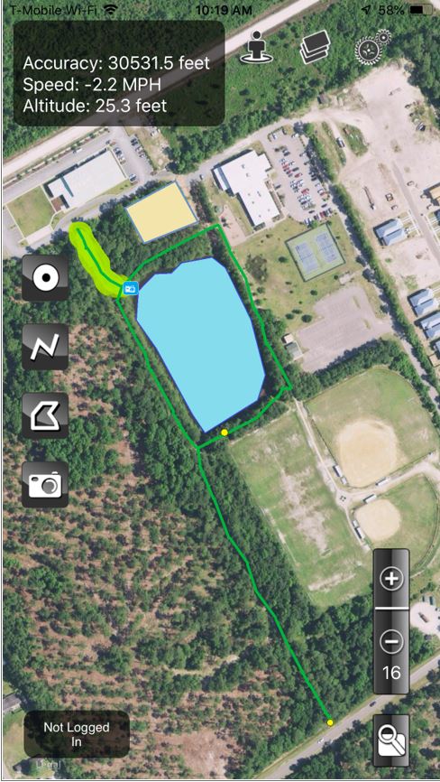 Trail mapping GIS