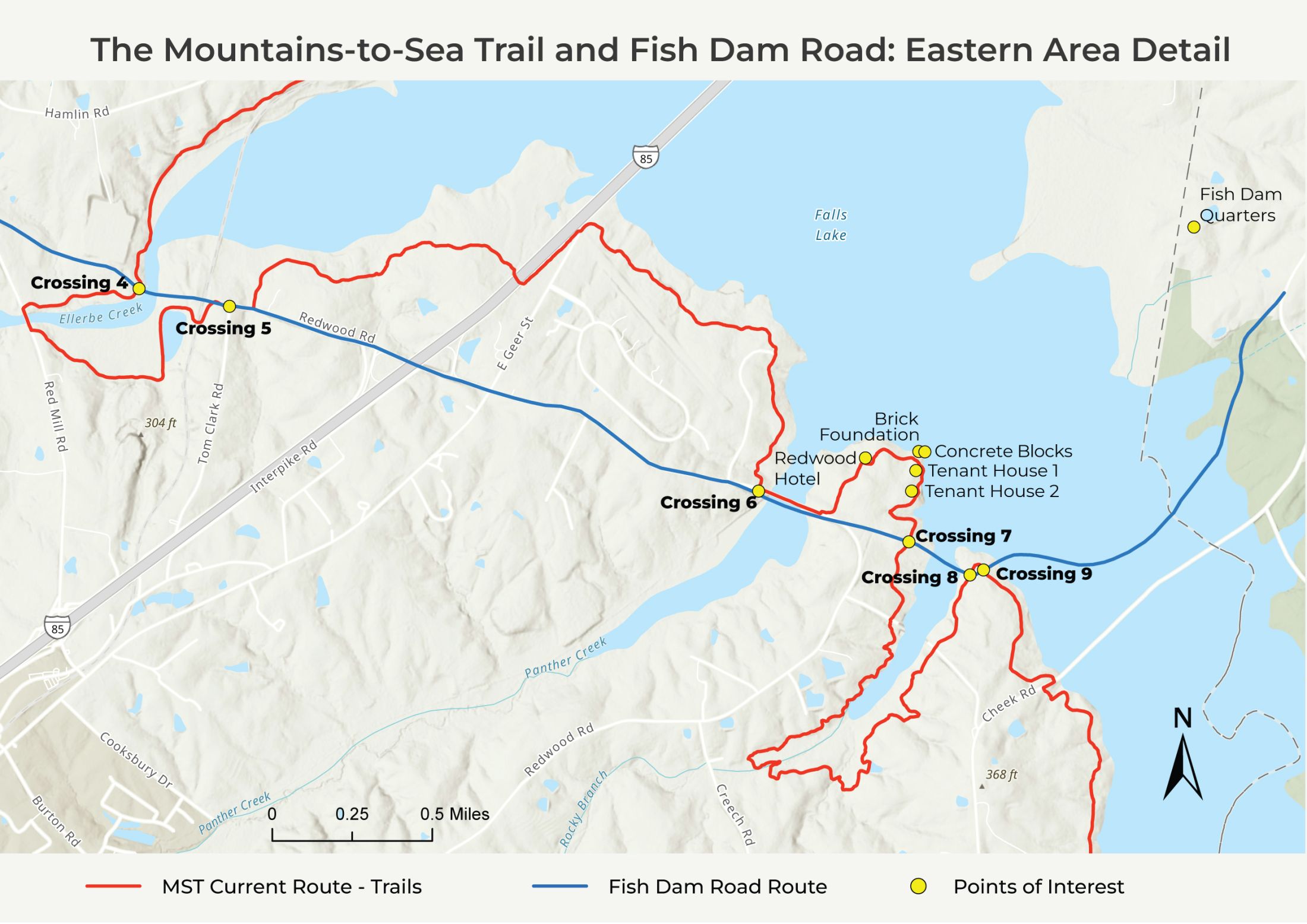 Fish Dam Road-Eastern Area Detail